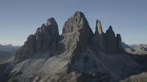 Panorama of mountain landscape with blue sky Stock Footage 165877428