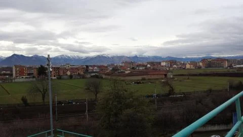 Panorama of mountain Stock Photos