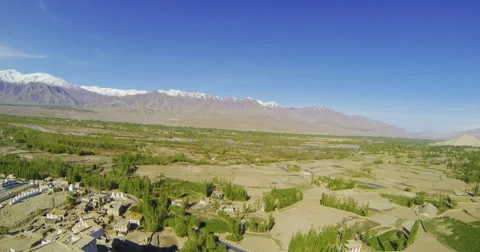 Panorama of mountains and valleys Stock Footage 68942298
