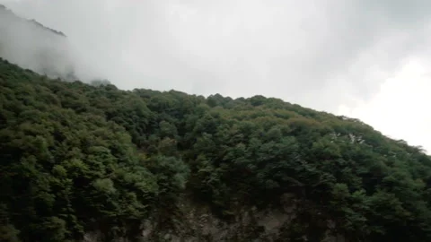 Panorama of mountains bottom view Stockbeeldmateriaal 95041551