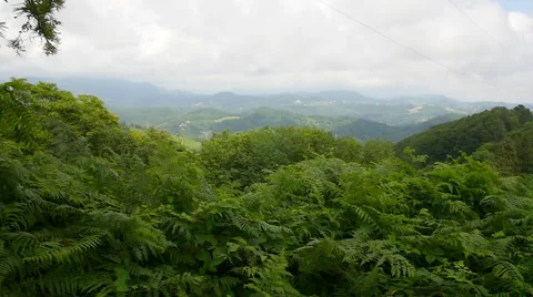 Panorama in the mountains Stock Footage 66454382