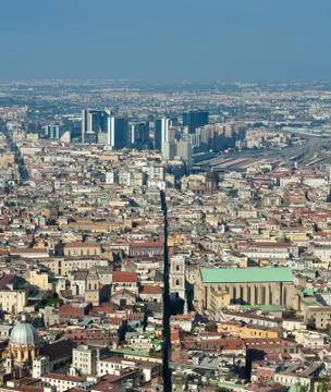 Panorama of Naples Stock Photos