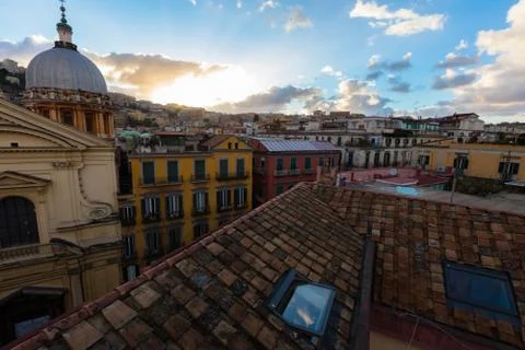Panorama of Naples Foto stock