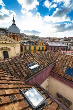 Panorama of Naples Foto stock
