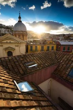 Panorama of Naples Foto stock
