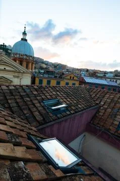 Panorama of Naples Stock Photos