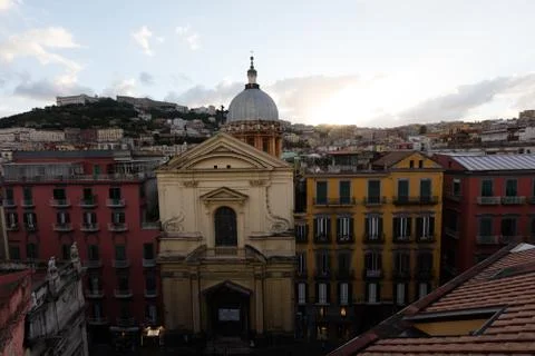 Panorama of Naples Foto stock