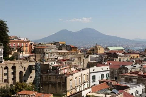Panorama of Naples Stock Photos