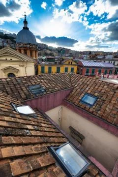 Panorama of Naples Foto stock