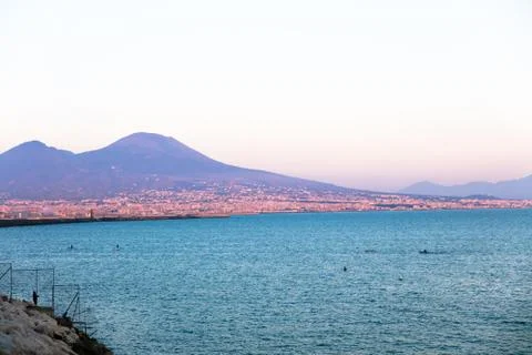 Panorama of  Naples Foto stock