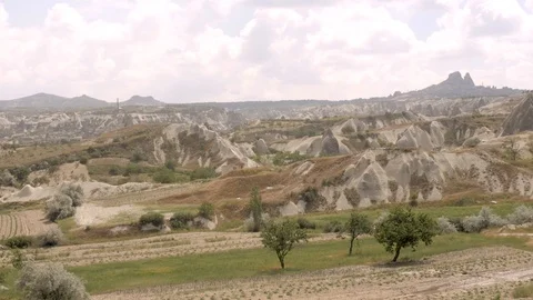 Panorama of nature in the Cappadocs 스톡 동영상 90373350
