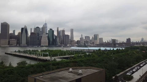 Panorama NYC skyline Stock Footage 113953986