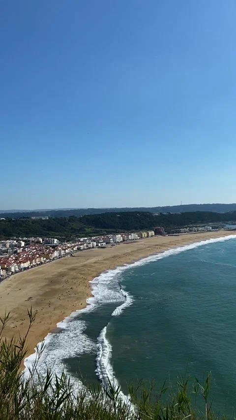 Panorama of the ocean coast. General plan of the ocean coast from above. Beach Stock Footage 307315084
