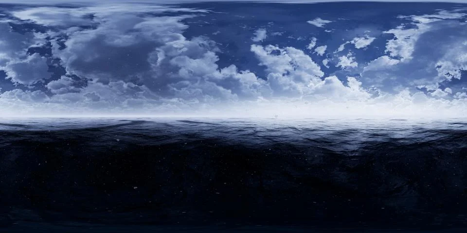 Panorama ocean Stock-Illustration