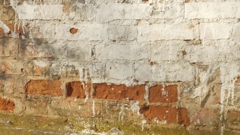 Panorama of old brick wall. Stock-Footage 80823739