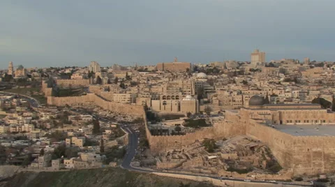 Panorama. Old city. Jerusalem. Stock Footage 51577012