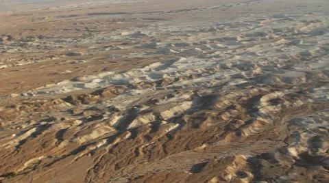 Panorama over the dead sea Stock Footage 64061641