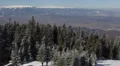 Panorama Pan Right Ski Resort People Enjoy Skiing Skiers Free Ride Mountain Snow HD Footage