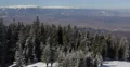 Panorama Pan Right Ski Resort People Enjoy Skiing Skiers Free Ride Mountain Snow 4k or 4k+ Resolution