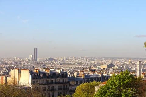 Panorama of Paris Stock Photos