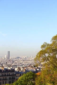 Panorama of Paris Stock Photos