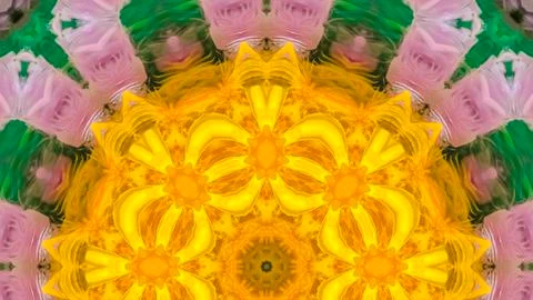 Panorama Pattern with some feathers and created digitally Stock Photos