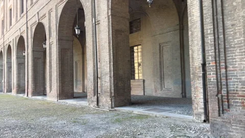 Panorama of the Pilotta of Parma. Stock Footage 247324314