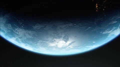 Panorama of planet earth Stock Footage 140008245