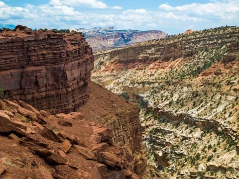 Panorama Point at Capitol Reef Stock Photos