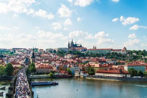 Panorama of Prague Foto stock