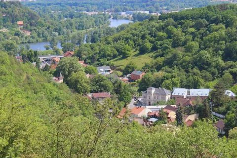 Panorama of Prague Stock Photos