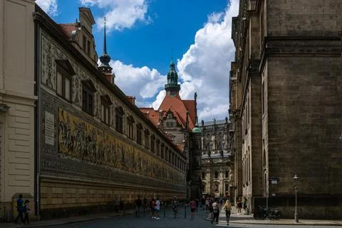 Panorama - Procession of Princes. Stock Photos
