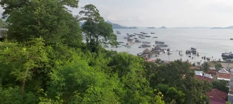 Panorama from Puncak Waringin 動画素材 242402571