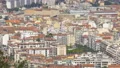 Panorama of residential buildings in Nice resort city, real estate in France 4k or 4k+ Resolution