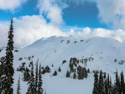 Panorama Ridge time lapse. Stock Footage 73640194
