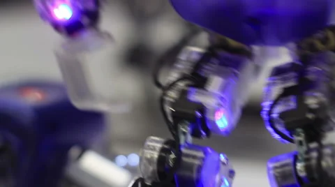 Panorama of the robot Stock Footage 48248215