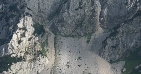 Panorama of a rocky mountain. Stock Footage 248234189