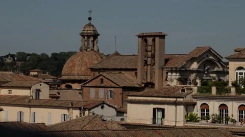 Panorama of Rome Video stock 247741330