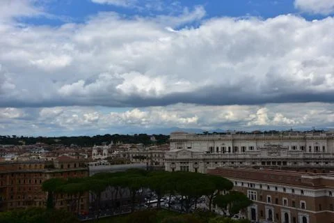 Panorama of Rome. Stock Photos