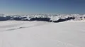Panorama Scenery Panoramic View Mountain Ski Lift Chairlift Snow Covered Winter HD Footage