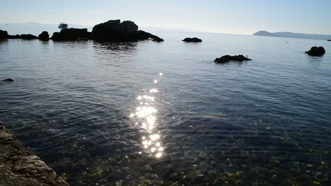 Panorama of the sea in Split, Croatia Stock Footage 92774099