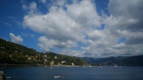 Panorama of the sea. Timelapse Stock Footage 94315313