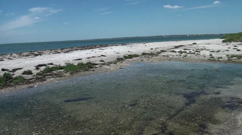 Panorama of seashore Stock Footage 36297284