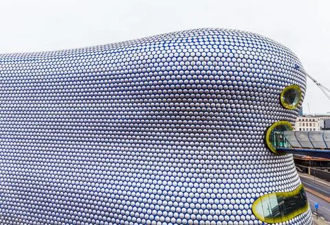 Panorama of the Selfridges Building Stock Photos