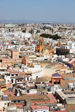 Panorama of Sevilla Foto stock