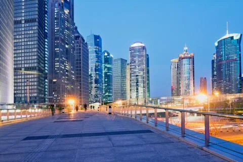 Panorama of shanghai Foto stock