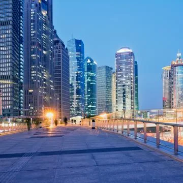 Panorama of shanghai Stock Photos