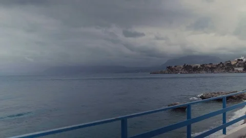 A Panorama shot in Capo Zafferano Stock Footage 88682977