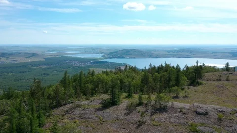 The panorama shot from the mountain. Vidéo 112095593