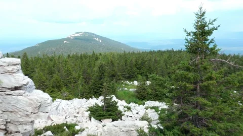 The panorama shot of the mountain. 스톡 동영상 112927468